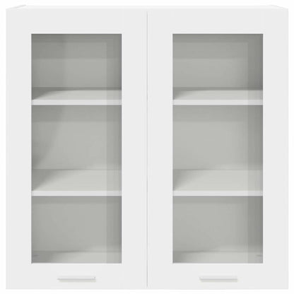 Hängeschrank mit Regal Riga Weiß 80 x 31 x 80 cm Holzwerkstoff