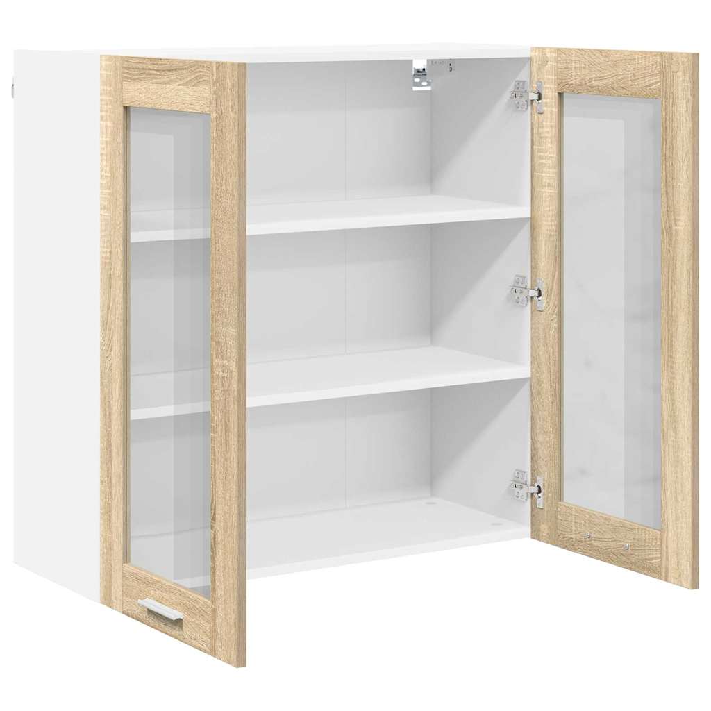 Hängeschrank Riga Sonoma-Eiche 80 x 31 x 80 cm Holzwerkstoff