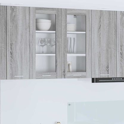 Hängeschrank Riga Graues Sonoma 80 x 31 x 80 cm Holzwerkstoff