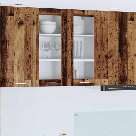 Hängeschrank mit Tür Riga Altholz 80 x 31 x 80 cm Holzwerkstoff