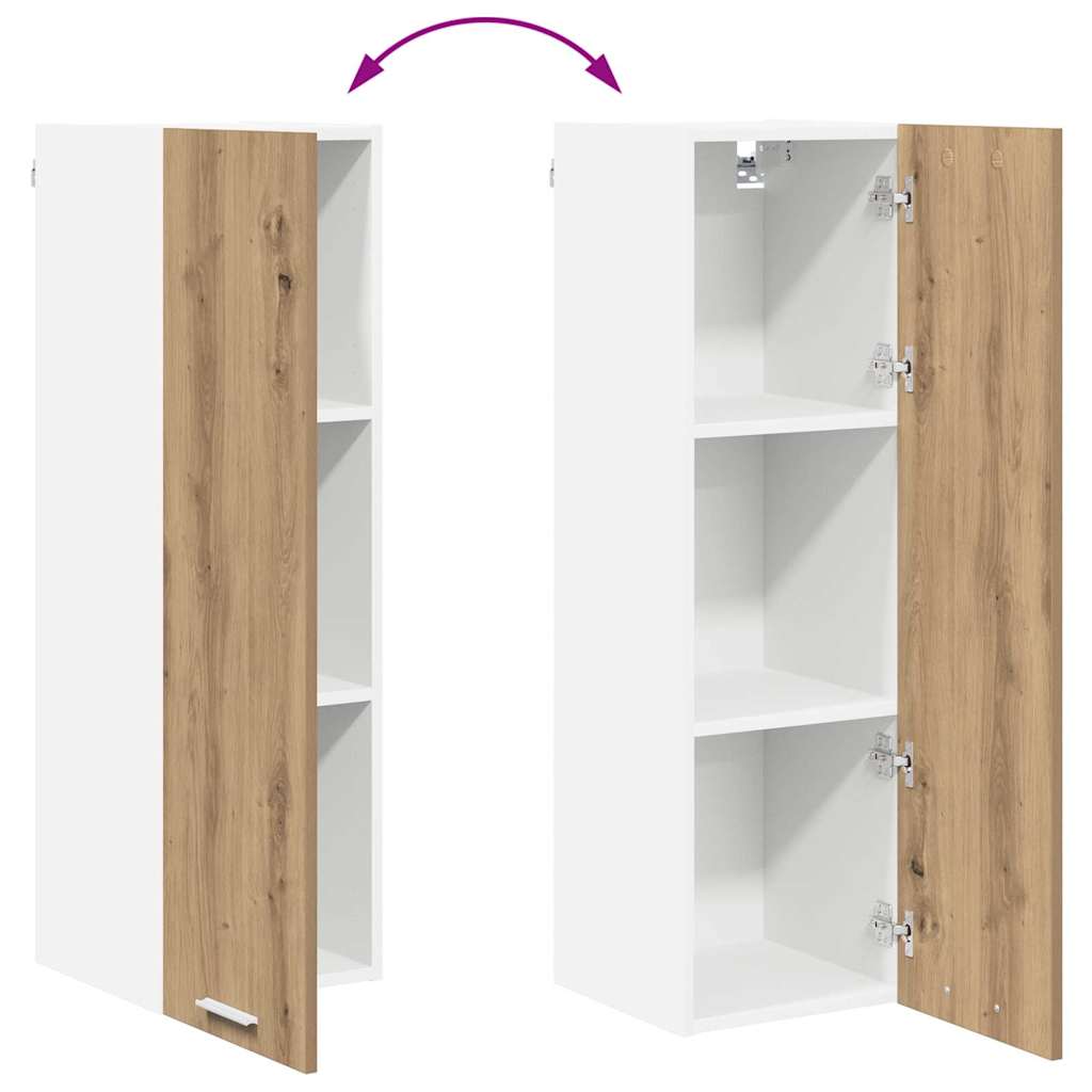 Hängeschrank Riga Artisan-Eiche 30 x 31 x 100 cm Holzwerkstoff