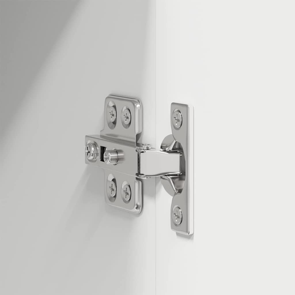 Hängeschrank mit Tür Riga Weiß 40 x 31 x 100 cm Holzwerkstoff