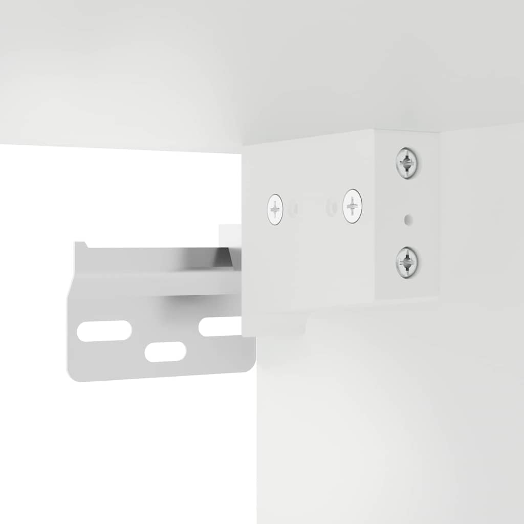 Hängeschrank mit Tür Riga Schwarz Eichen-Optik 40 x 31 x 100 cm