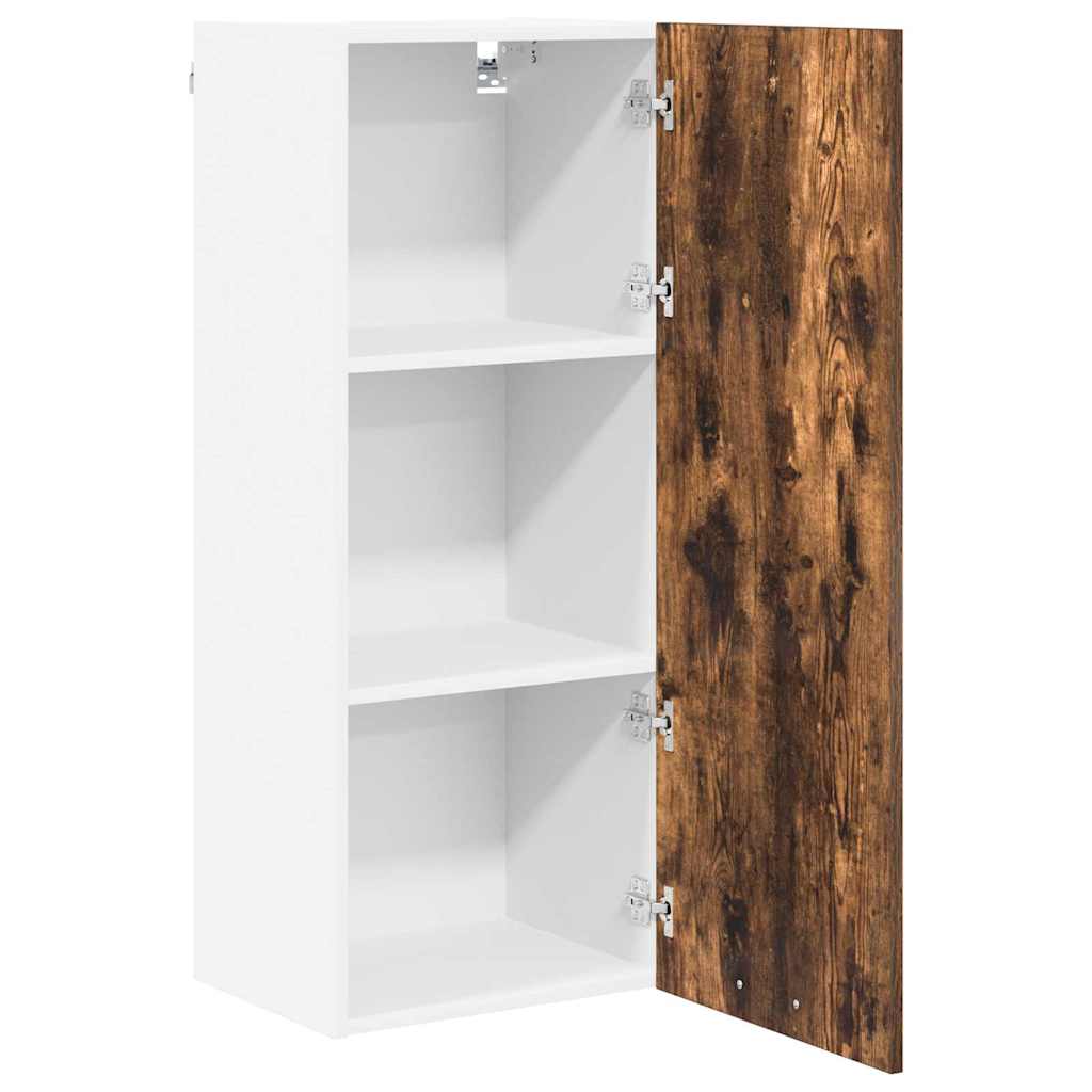 Hängeschrank mit Regal Riga Geräucherte Eiche 40 x 31 x 100 cm