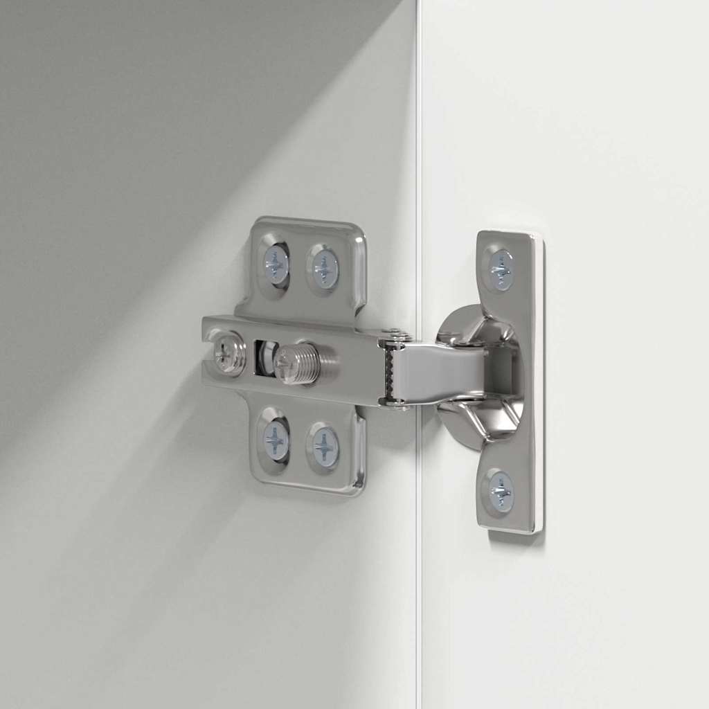 Hängeschrank mit Tür Riga Weiß 50 x 31 x 100 cm Holzwerkstoff