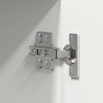 Hängeschrank mit Tür Riga Weiß 50 x 31 x 100 cm Holzwerkstoff