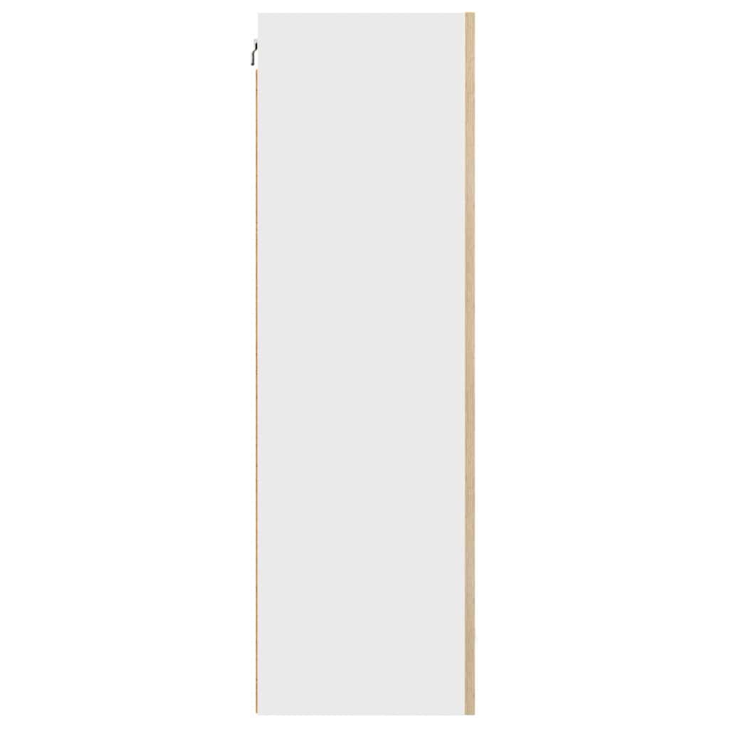 Hängeschrank Riga Sonoma-Eiche und Weiß 50 x 31 x 100 cm