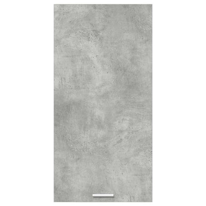 Hängeschrank mit Regal Riga Betongrau und Weiß 50 x 31 x 100 cm