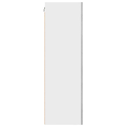 Hängeschrank mit Tür Riga Grau Sonoma und Weiß 50 x 31 x 100 cm