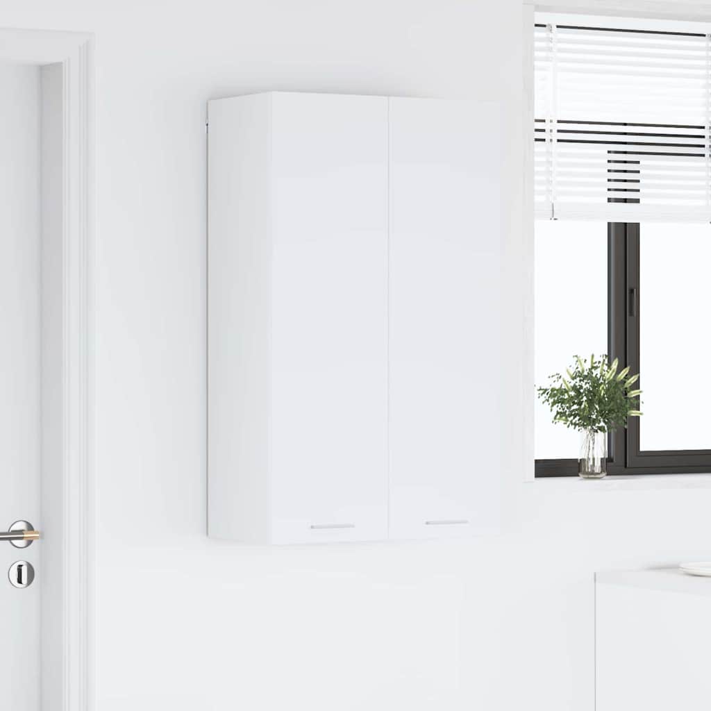 Hängeschrank mit Regal Riga Weiß 60 x 31 x 100 cm Holzwerkstoff