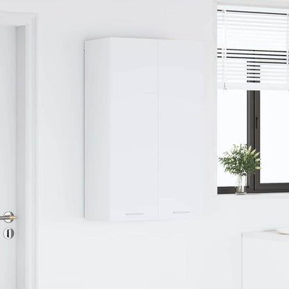 Hängeschrank mit Regal Riga Weiß 60 x 31 x 100 cm Holzwerkstoff