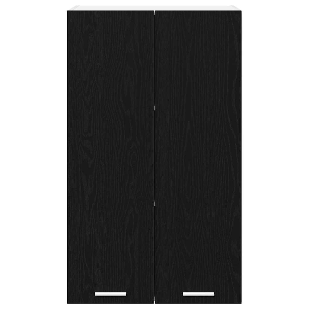 Hängeschrank mit Tür Riga Schwarz Eichen-Optik 60 x 31 x 100 cm