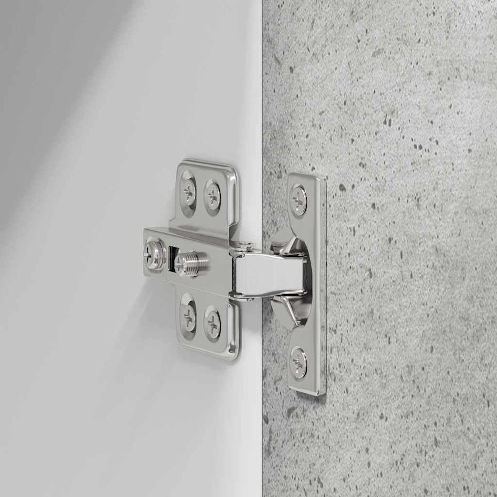 Hängeschrank Riga Beton Grau 60 x 31 x 100 cm Holzwerkstoff