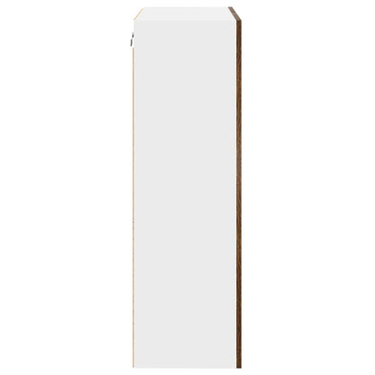 Hängeschrank mit Tür Riga Geräucherte Eiche 60 x 31 x 100 cm