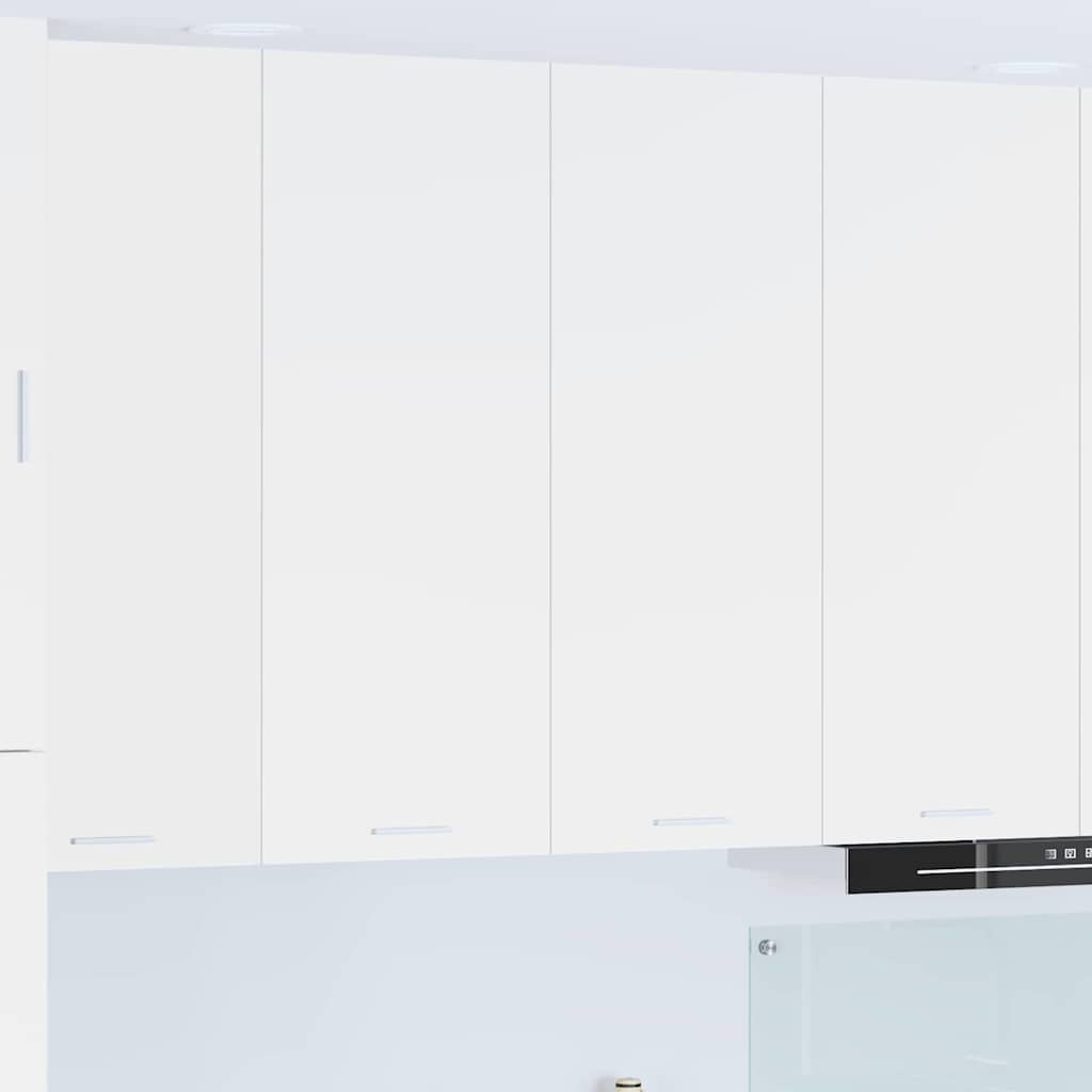 Hängeschrank mit Regal Riga Weiß 80 x 31 x 100 cm Holzwerkstoff