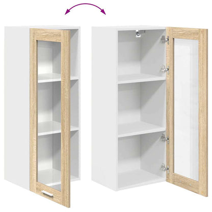 Hängeschrank Riga Sonoma-Eiche 40 x 31 x 100 cm Holzwerkstoff