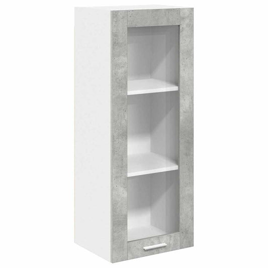 Hängeschrank Riga Beton Grau 40 x 31 x 100 cm Holzwerkstoff