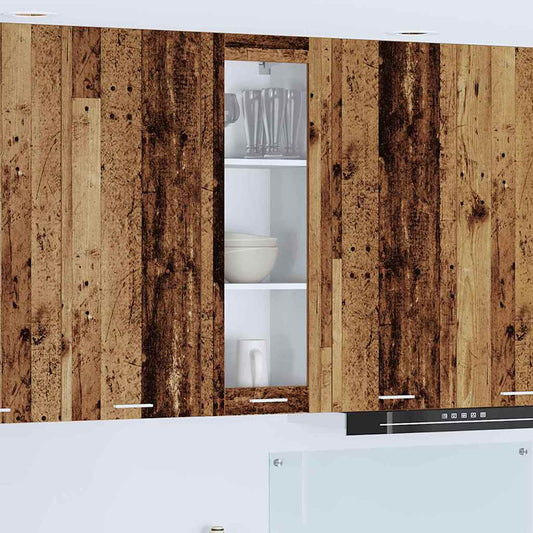 Hängeschrank Riga Altholz 40 x 31 x 100 cm Holzwerkstoff