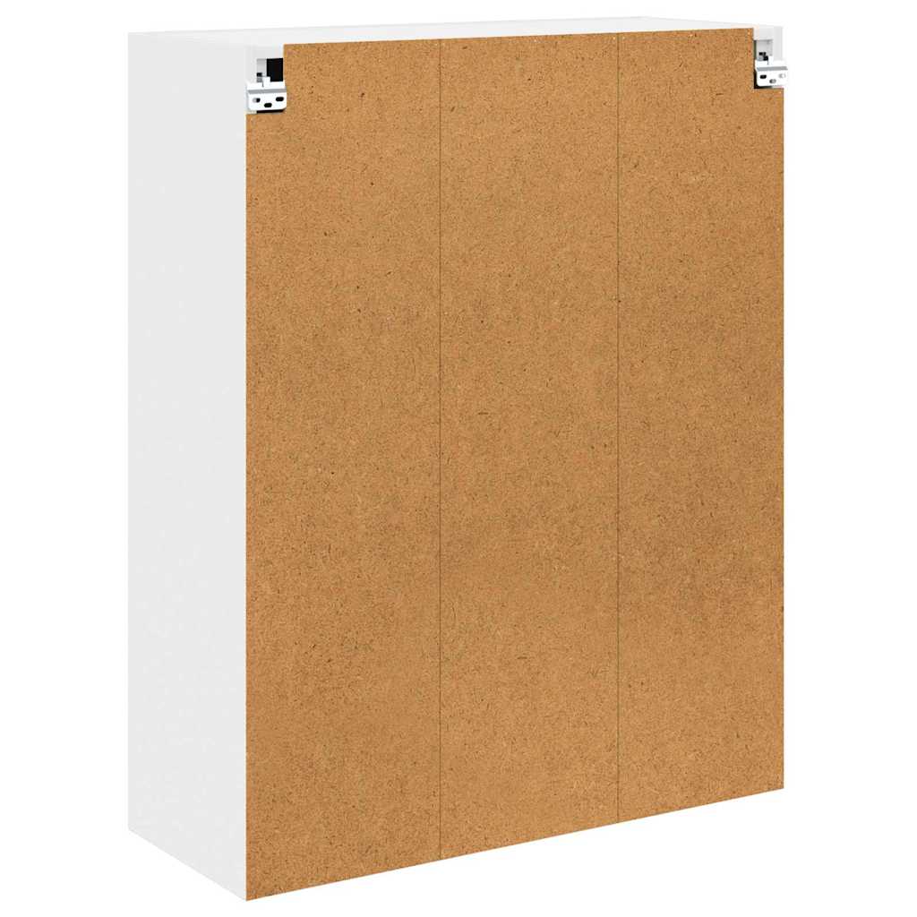 Hängeschrank mit Tür Riga Weiß 80 x 31 x 100 cm Holzwerkstoff