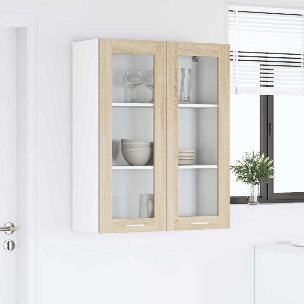 Hängeschrank Riga Sonoma-Eiche 80 x 31 x 100 cm Holzwerkstoff