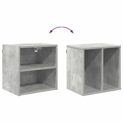 Hängeschrank Riga Beton Grau 40 x 29,5 x 40 cm Holzwerkstoff