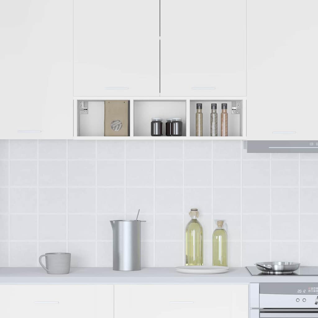 Hängeschrank Riga Weiß 20 x 29,5 x 80 cm Holzwerkstoff