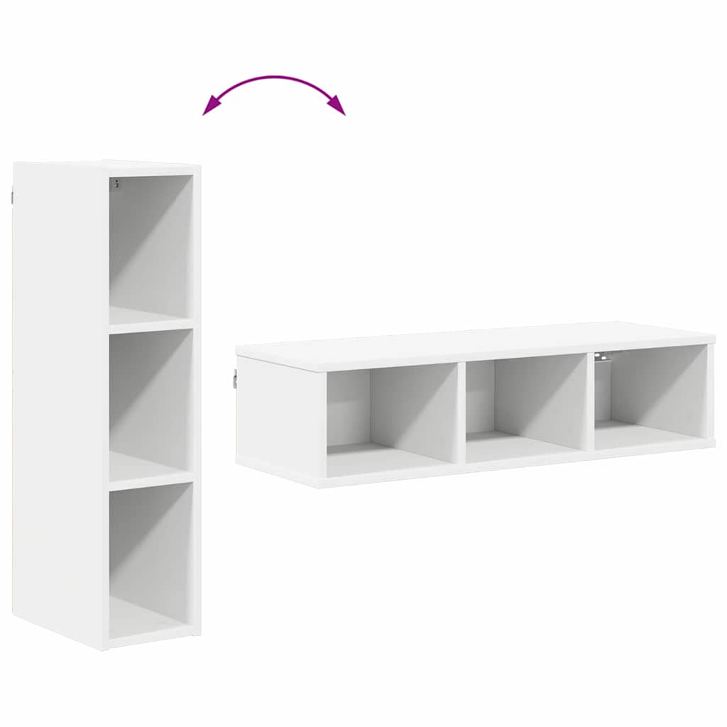 Hängeschrank Riga Weiß 20 x 29,5 x 80 cm Holzwerkstoff