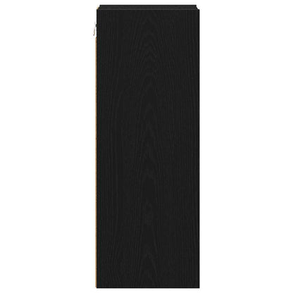 Hängeschrank Riga Schwarz Eichen-Optik 20 x 29,5 x 80 cm