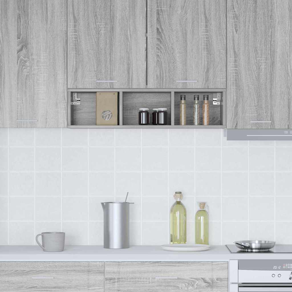 Hängeschrank Riga Graues Sonoma 20 x 29,5 x 80 cm Holzwerkstoff