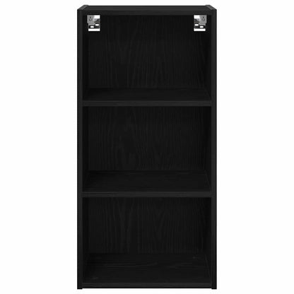 Hängeschrank Riga Schwarz Eichen-Optik 40 x 29,5 x 80 cm