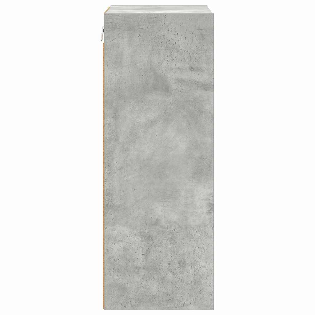 Hängeschrank Riga Beton Grau 40 x 29,5 x 80 cm Holzwerkstoff