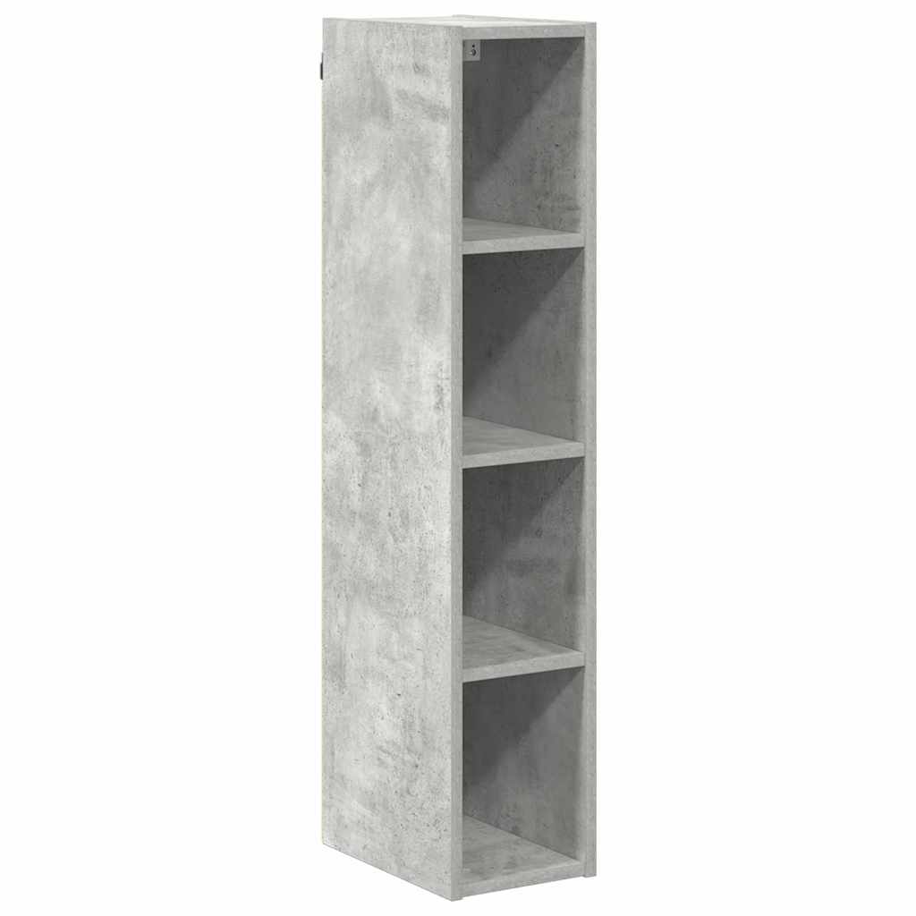 Hängeschrank Riga Beton Grau 20 x 29,5 x 100 cm Holzwerkstoff