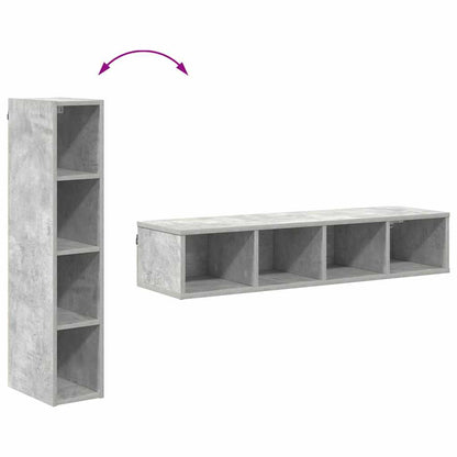 Hängeschrank Riga Beton Grau 20 x 29,5 x 100 cm Holzwerkstoff