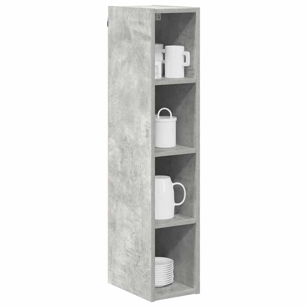 Hängeschrank Riga Beton Grau 20 x 29,5 x 100 cm Holzwerkstoff