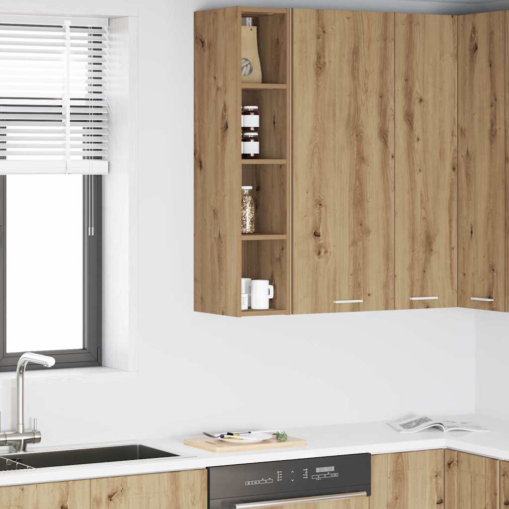 Hängeschrank mit Speicher Riga Artisan-Eiche 20 x 29,5 x 100 cm