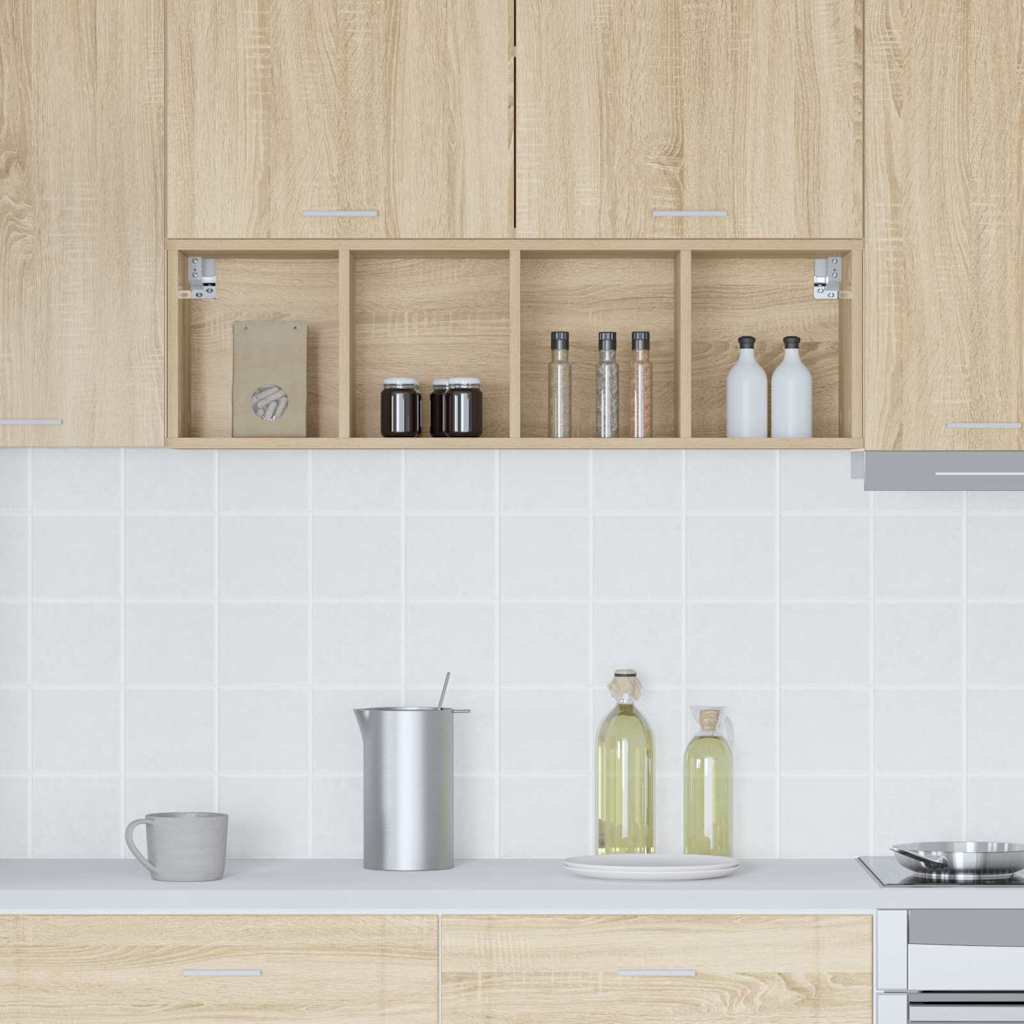 Hängeschrank Riga Sonoma-Eiche 30 x 29,5 x 100 cm Holzwerkstoff