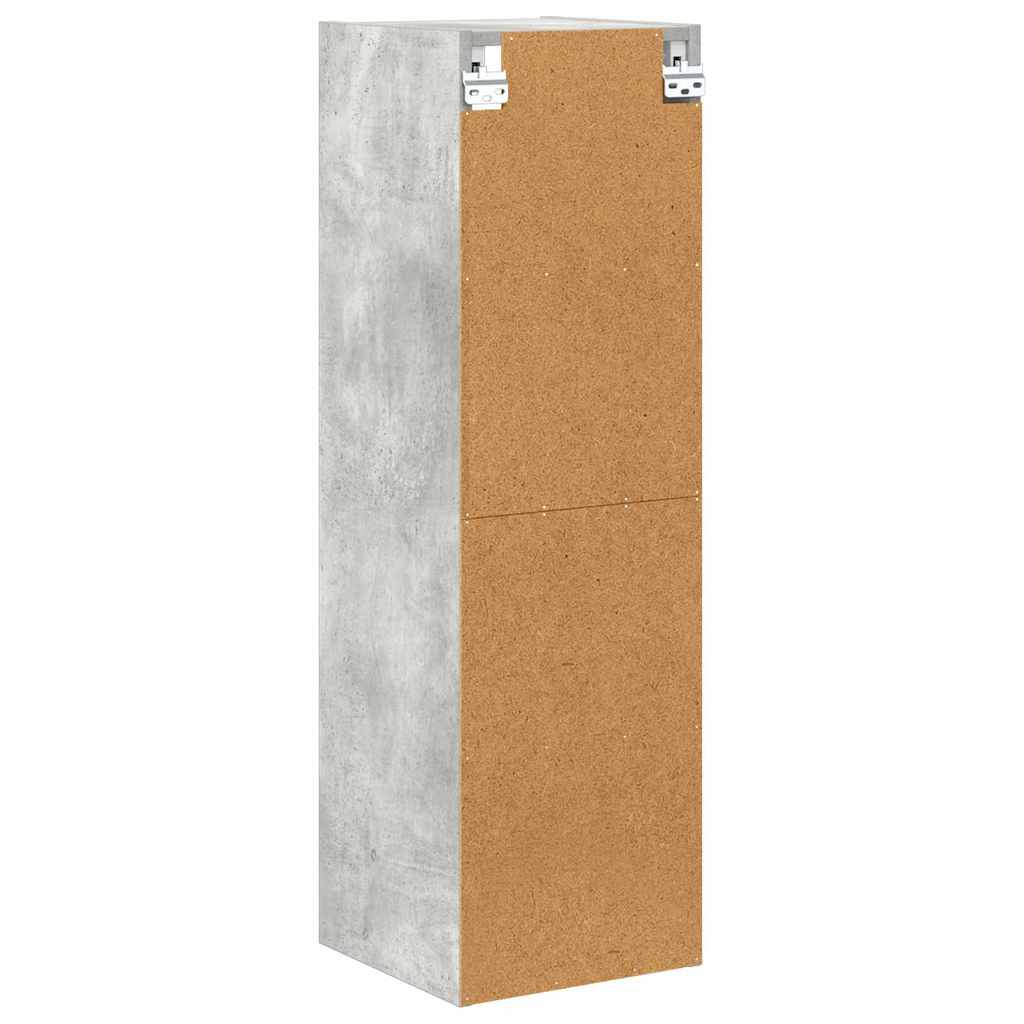 Hängeschrank Riga Beton Grau 30 x 29,5 x 100 cm Holzwerkstoff