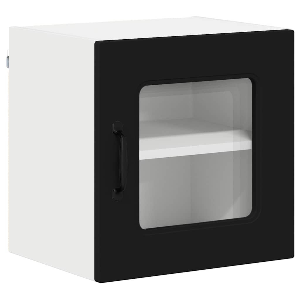 Küchenschrank mit Regal Schwarz 40 x 31 x 40 cm Holzwerkstoff