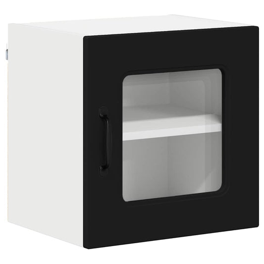 Küchenschrank mit Regal Schwarz 40 x 31 x 40 cm Holzwerkstoff