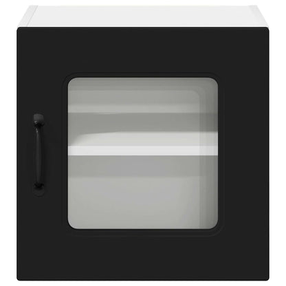 Küchenschrank mit Regal Schwarz 40 x 31 x 40 cm Holzwerkstoff