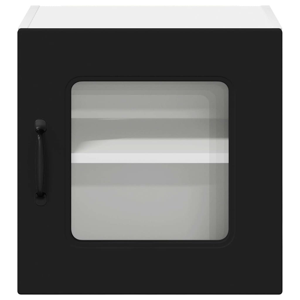 Küchenschrank 2 pcs Schwarz 40 x 31 x 40 cm Holzwerkstoff