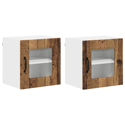 Küchenschrank 2 pcs Altholz 40 x 31 x 40 cm Holzwerkstoff