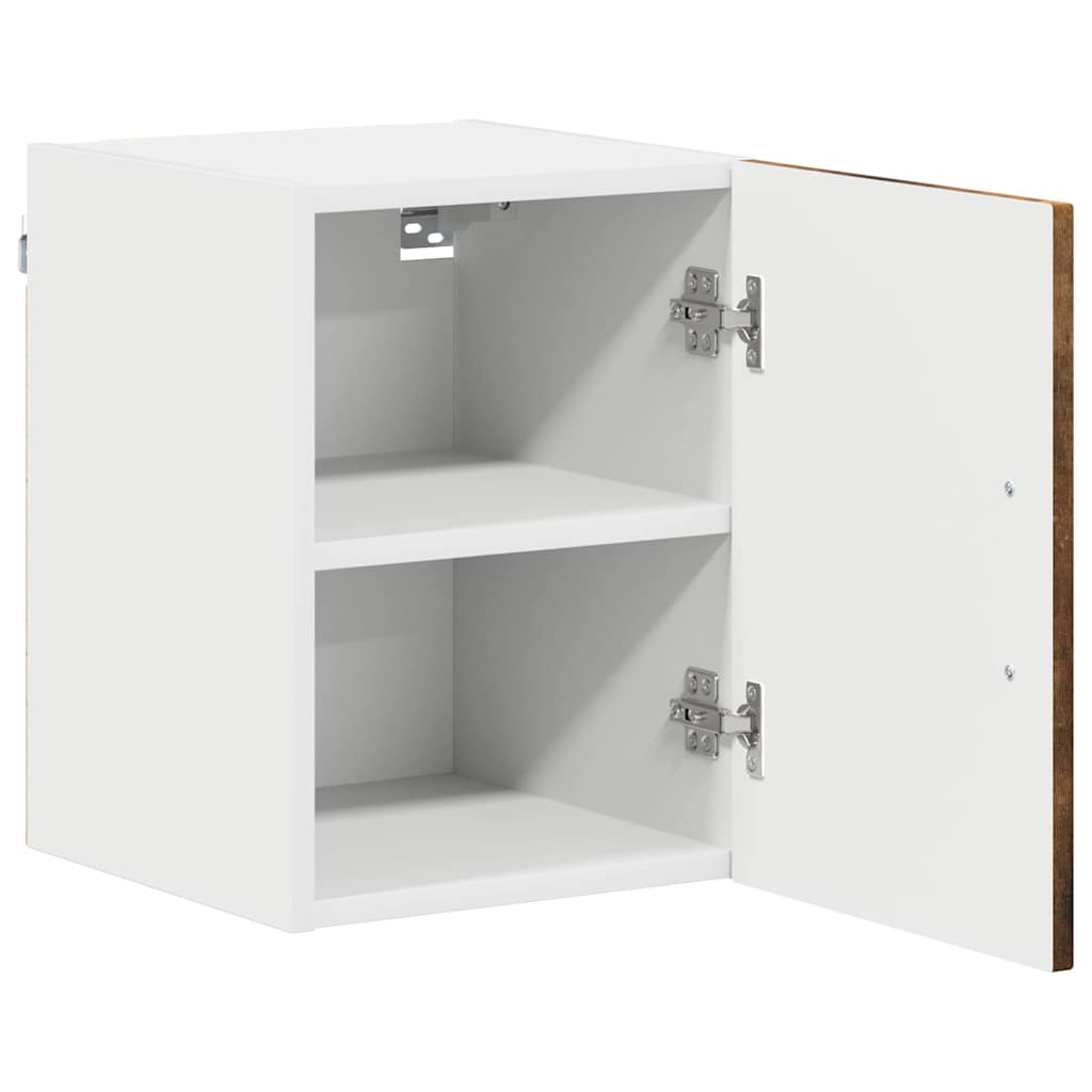 Küchenschrank mit Regal 2 pcs Geräucherte Eiche 30 x 31 x 40 cm