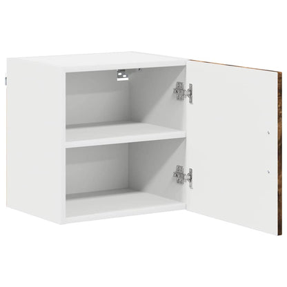 Küchenschrank mit Regal 2 pcs Geräucherte Eiche 40 x 31 x 40 cm