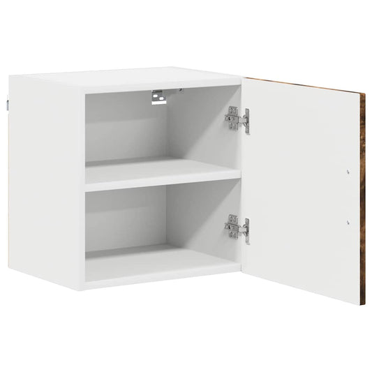 Küchenschrank mit Regal 2 pcs Geräucherte Eiche 40 x 31 x 40 cm