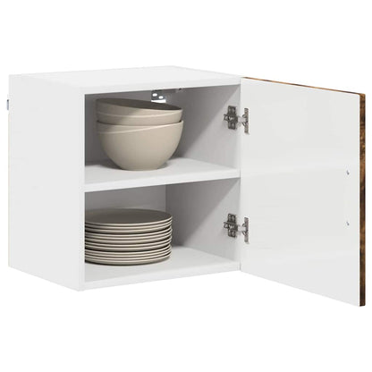 Küchenschrank mit Regal 2 pcs Geräucherte Eiche 40 x 31 x 40 cm