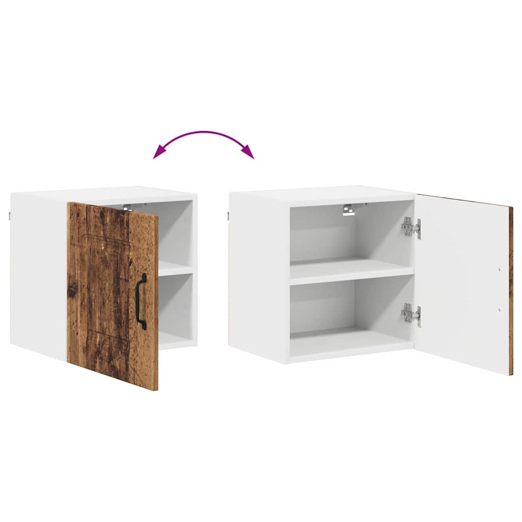 Küchenschrank mit Regal Altholz 40 x 31 x 40 cm Holzwerkstoff