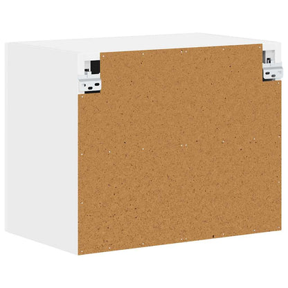 Küchenschrank mit Regal 2 pcs Hochglanz Weiß 50 x 31 x 40 cm