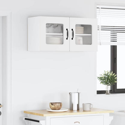 Küchenschrank mit Regal Weiß 80 x 31 x 40 cm Holzwerkstoff