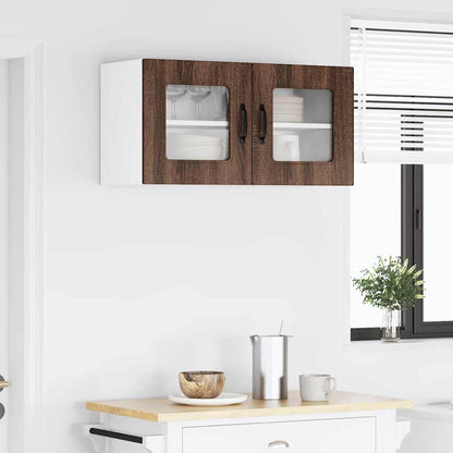 Küchenschrank Braun Eichen-Optik 80 x 31 x 40 cm Holzwerkstoff